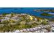 Panoramic aerial view of community with easy access to waterfront activities at 2700 Bayshore Blvd # 588, Dunedin, FL 34698
