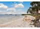 Scenic beach view with sandy shore and calm water, ideal for relaxing waterfront living at 2700 Bayshore Blvd # 588, Dunedin, FL 34698