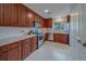 Well-lit kitchen boasts stainless steel appliances and ample cabinet space at 2700 Bayshore Blvd # 588, Dunedin, FL 34698