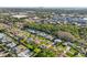 A suburban neighborhood showcases homes with green lawns, pools, and mature landscaping at 4065 38Th S St, St Petersburg, FL 33711