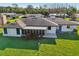 An expansive backyard with a screened patio, perfect for outdoor living at 4065 38Th S St, St Petersburg, FL 33711
