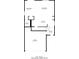 The first-floor plan features a kitchen, living room, dining area, bathroom, and garage at 5758 Hollingworth Trl, Wesley Chapel, FL 33545