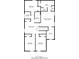 Second floor plan with primary bedroom, sitting room, laundry, and three secondary bedrooms at 5758 Hollingworth Trl, Wesley Chapel, FL 33545