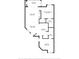 Detailed floor plan showcasing the layout, including living room, dining area, kitchen, and primary bedroom at 115 112Th Ne Ave # 310, St Petersburg, FL 33716
