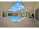 Enclosed pool and outdoor space perfect for recreation and entertaining at 1542 Picardy Cir, Clearwater, FL 33755