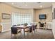 Conference room with a large meeting table, offering a professional space for community gatherings and discussions at 17108 Carrington Park Dr # 711, Tampa, FL 33647