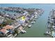 Beautiful waterfront home with a pool and boat dock, offering direct access to the bay at 2829 Seabreeze S Dr, Gulfport, FL 33707