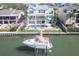 Beautiful home from the water with a private dock, boat lift, and pool, perfect for waterfront living at 2829 Seabreeze S Dr, Gulfport, FL 33707