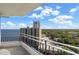 Enjoy the scenic view from the balcony overlooking the bay and lush surroundings at 3435 Bayshore Blvd # 1401S, Tampa, FL 33629
