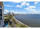 Expansive water view from above a road at 3435 Bayshore Blvd # 1401S, Tampa, FL 33629
