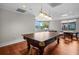 Spacious game room with a billiard table, hardwood floors, and ample lighting at 3435 Bayshore Blvd # 1401S, Tampa, FL 33629