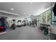 Well-equipped gym offering treadmills, weights, and ample space for a comprehensive workout, plus serene views at 3435 Bayshore Blvd # 1401S, Tampa, FL 33629