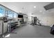 Bright gym features a range of equipment including weight machines, free weights, and cardio machines with natural light at 3435 Bayshore Blvd # 1401S, Tampa, FL 33629