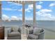 Bright sitting area with sweeping water view and city skyline at 3435 Bayshore Blvd # 1401S, Tampa, FL 33629