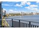 Breathtaking waterfront view, with a clear sight of the skyline and coastline at 3435 Bayshore Blvd # 1401S, Tampa, FL 33629