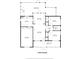 Home floor plan illustrating layout of rooms including kitchen, bathroom, living and bedrooms at 6166 9Th N Ave, St Petersburg, FL 33710