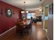 Dining room with a view to the living room and kitchen at 9208 37Th N St, Pinellas Park, FL 33782