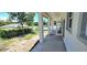 Covered porch overlooking the backyard. Under construction at 1405 50Th N Ave, St Petersburg, FL 33703