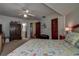 Large main bedroom showing access to bathroom and closet space with ample storage at 1500 Sunset Rd # G4, Tarpon Springs, FL 34689