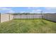 Serene backyard view with privacy fence and calming water views, perfect for relaxation at 18184 Turning Leaf Cir, Land O Lakes, FL 34638