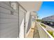 This condo features a private balcony with a great view of the community at 19823 Gulf Blvd # 33, Indian Shores, FL 33785