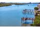 Beautiful views of waterfront with docks and pier for boating and recreational activities at 19823 Gulf Blvd # 33, Indian Shores, FL 33785