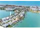 Waterfront community featuring homes with docks and Gulf views at 203 Bath Club N Blvd, North Redington Beach, FL 33708
