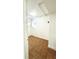 Unfinished basement space with tiled flooring and window at 210 Lake Hobbs Rd, Lutz, FL 33548