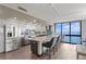 Modern kitchen with stainless steel appliances, granite countertops, and bay views, perfect for entertaining at 3301 Bayshore Blvd # 2108B, Tampa, FL 33629