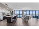 Bright, open living space with floor-to-ceiling windows offering expansive water views and modern finishes at 3301 Bayshore Blvd # 2108B, Tampa, FL 33629