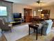 Spacious living room showcasing an open floor plan at 3316 S Shamrock Rd, Tampa, FL 33629