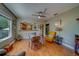 Charming dining area with hardwood floors and abundant natural light at 3504 N 12Th St, Tampa, FL 33605