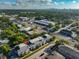 Aerial shot showing the community near local shopping and dining with downtown views at 4405 W Fair Oaks Ave # 9, Tampa, FL 33611