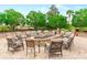 Outdoor firepit area with comfortable seating, perfect for relaxing and entertaining in this community at 4824 Benito Ct, Bradenton, FL 34211