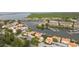 Waterfront community aerial showcasing homes, marinas and lush surroundings at 8707 Sailmaker Ct, Tampa, FL 33615