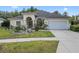 Charming single-story home with well-manicured lawn, mature landscaping, and a two car garage at 8833 Bel Meadow Way, Trinity, FL 34655