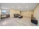 Large living room featuring wood floors, recessed lights, and a comfortable seating area at 8833 Bel Meadow Way, Trinity, FL 34655