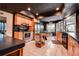 Spacious kitchen with stainless steel appliances, dark ceiling and plenty of cabinet space at 10 Arbor Ln, Oldsmar, FL 34677