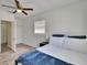 Comfortable bedroom offers lots of natural light and closet space at 1138 Howard St, Clearwater, FL 33756