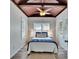 Bright bedroom with a wood ceiling, neutral decor, ample natural light, and inviting ambiance at 1138 Howard St, Clearwater, FL 33756