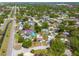 A captivating aerial view displaying the location's closeness to the Pinellas Trail Access and Fossil Park at 1541 68Th N Ave, St Petersburg, FL 33702