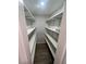 Walk-in pantry with ample shelving space at 1574 Ewing Ave, Clearwater, FL 33756