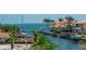 Picturesque waterfront view with boats docked near tropical palms and stunning cityscape at 2050 Hawaii Ne Ave, St Petersburg, FL 33703