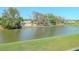 Expansive backyard with a scenic pond view, creating a serene and private outdoor space at 34355 Sorrel Mint Dr, Wesley Chapel, FL 33543