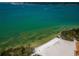 Breathtaking aerial view of the coastline with turquoise waters and sandy beach at 4801 Osprey S Dr # 508, St Petersburg, FL 33711