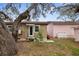 Quaint backyard featuring mature trees, lush greenery, and an inviting outdoor atmosphere at 5010 45Th N Ave, St Petersburg, FL 33709