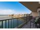 Relax on the condo balcony with beautiful views of the bay and other beachfront residences in this waterfront community at 7300 Sun Island S Dr # 202, South Pasadena, FL 33707