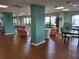 Bright common area with water view featuring ample seating and dining options for residents at 7300 Sun Island S Dr # 202, South Pasadena, FL 33707