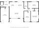 Detailed floor plan showcasing the layout with measurements of each room at 145 Avon Dr, Safety Harbor, FL 34695
