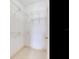 Walk-in closet equipped with wire shelving for storage at 2927 W Bayshore Ct, Tampa, FL 33611